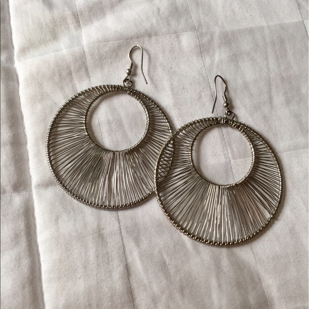 Silver Hoop Earrings